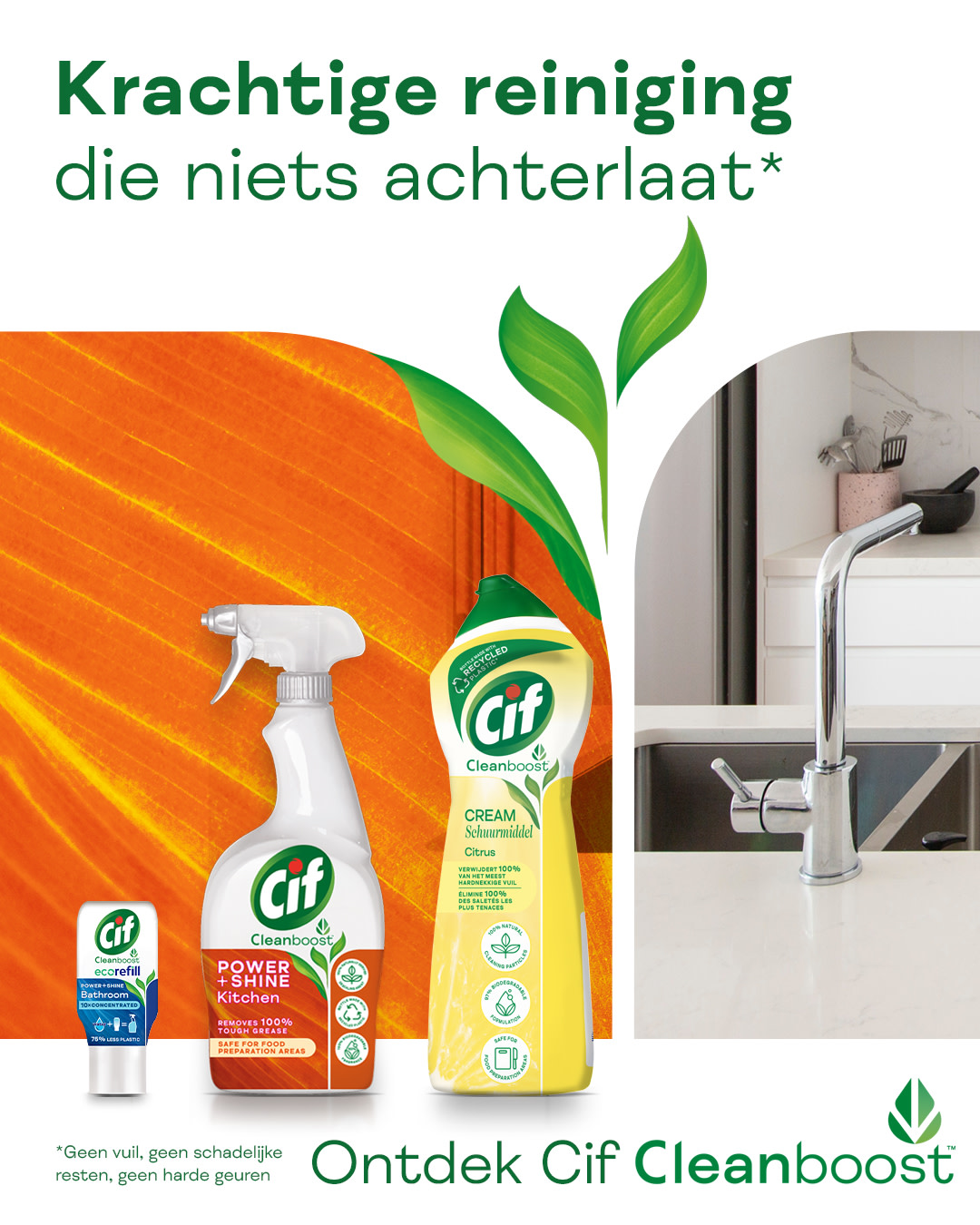 Introductie van Cif Cleanboost